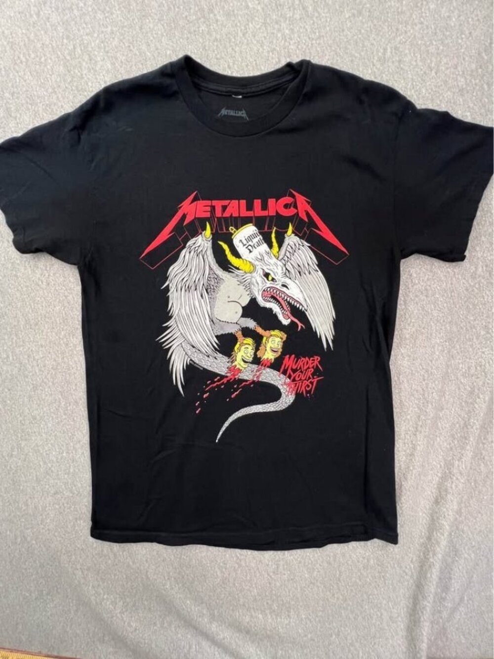 Metallica x Liquid Death M72 World Tour T-Shirt - Size M